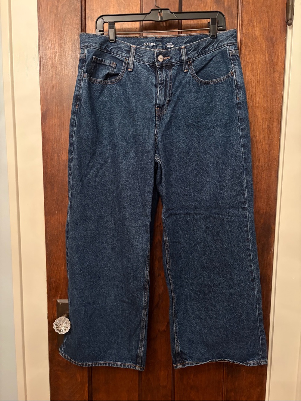 Old Navy Wow Baggy Wide Leg Jeans Size 12 SHORT